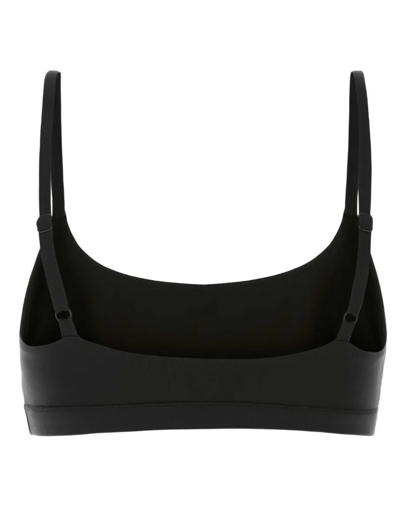 032c Scoop Neckline Bralette — Black Black