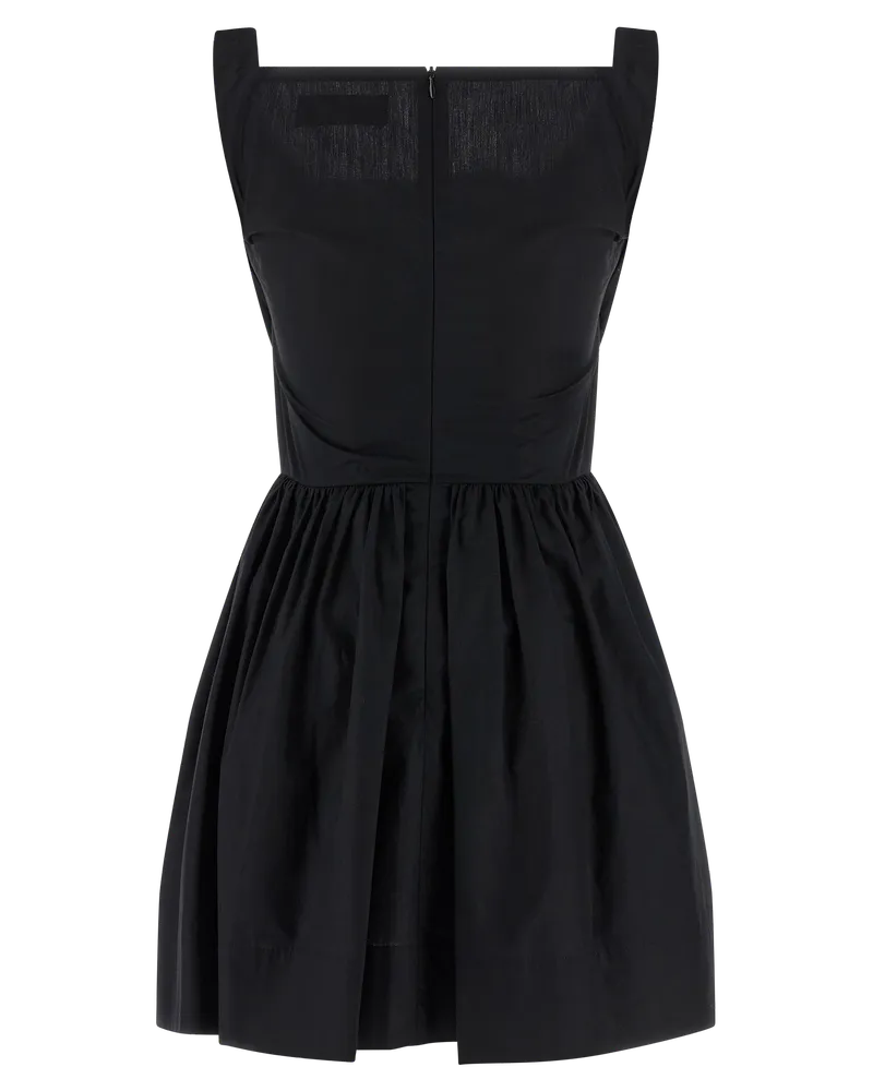 Vivienne Westwood Women's Black Cotton Short Dress Black
