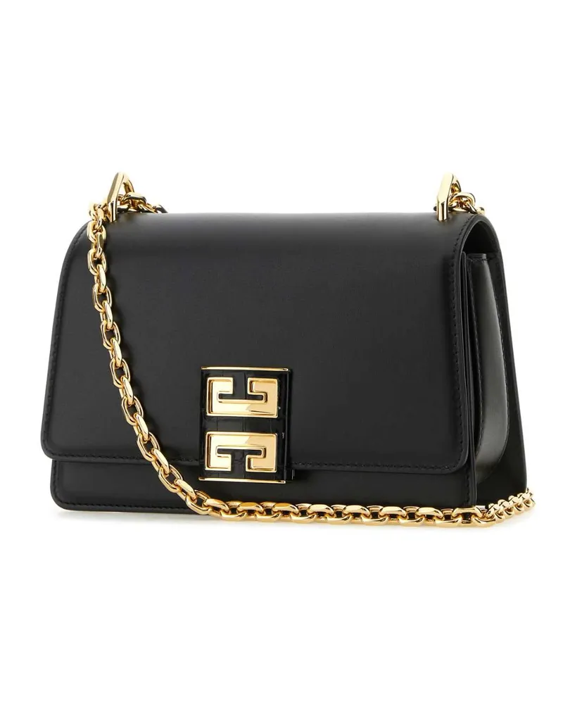 Givenchy Women's Black Leather Small 4g Shoulder Bag Borse A Tracolla Black