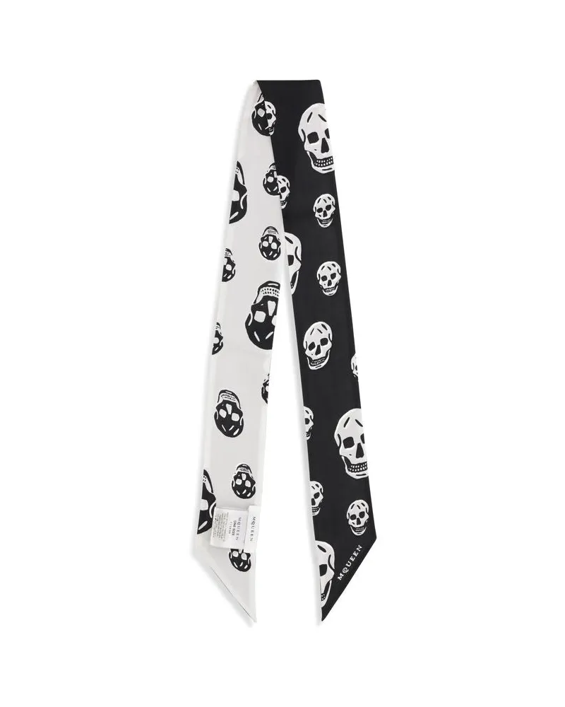 Alexander McQueen Women's Black Silk Scarf Black