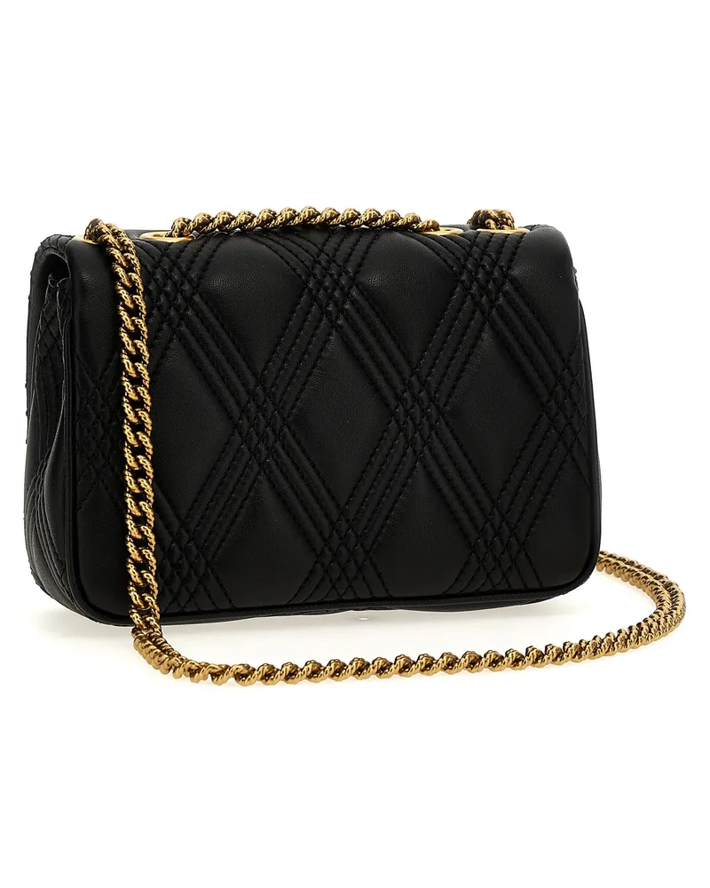 Valentino Garavani Women's Black Lamb Leather Shoulder Bag Black