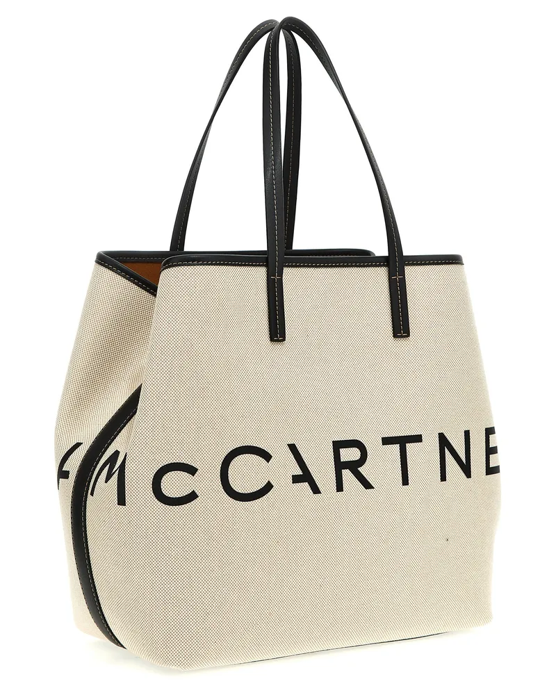 Stella McCartney Women's Beige Cotton Tote Bag Beige