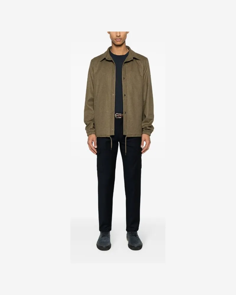 Herno Women's Padded Shirt Jacket Aw23 M Khaki