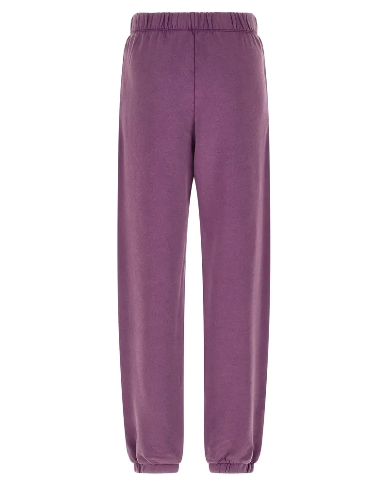 ATTICO Women's Purple Cotton Joggers (workout Pants Purple