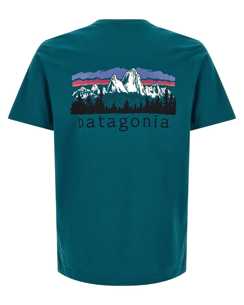 Patagonia Fitz Roy T-Shirt — Green Green