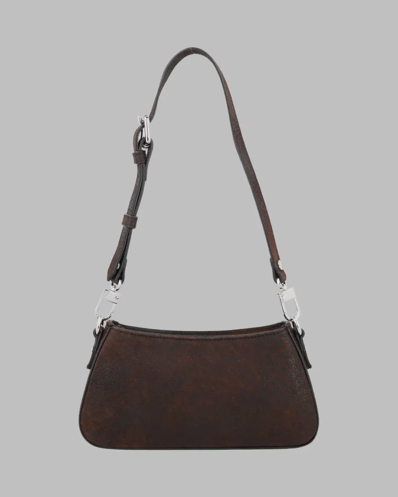 Vivienne Westwood Women's Shoulder Bag Tasha Brown Lambskin Brown