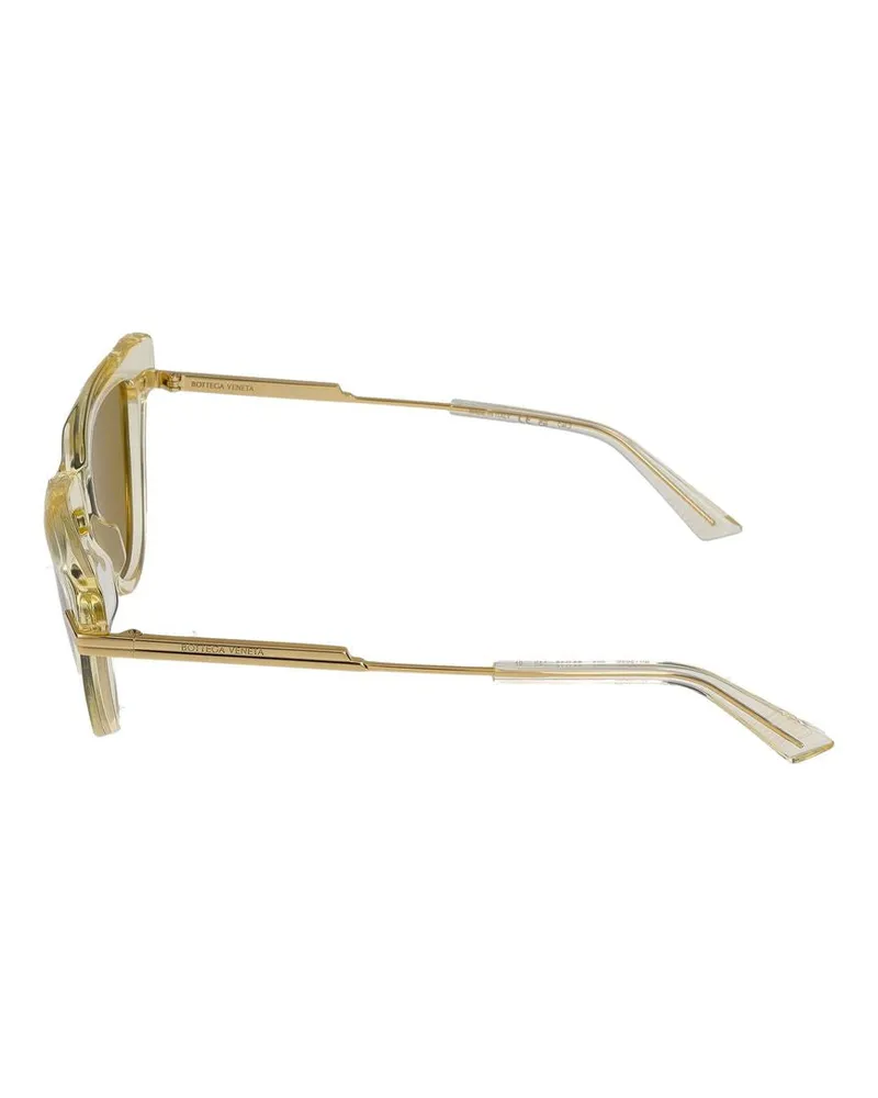 Bottega Veneta Women's Bv1265s Cat-Eye Acetate Sunglasses Gold Gold
