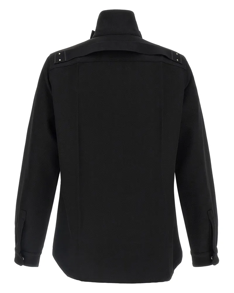 Rick Owens Outershirt Jacket — Black Black