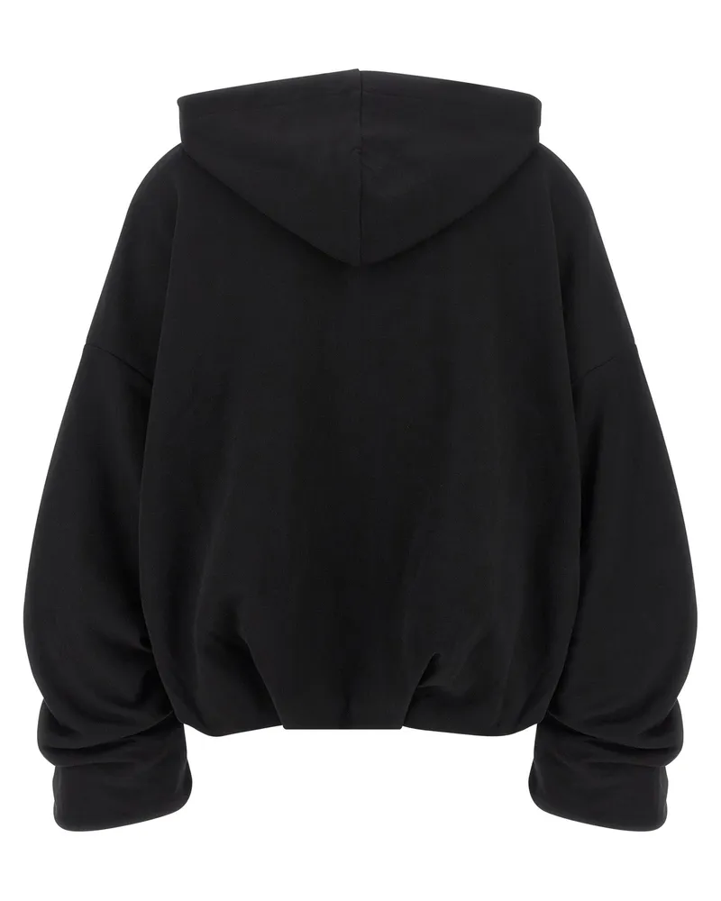 Dries van Noten Women Black Cotton Hoodie Clothing Black