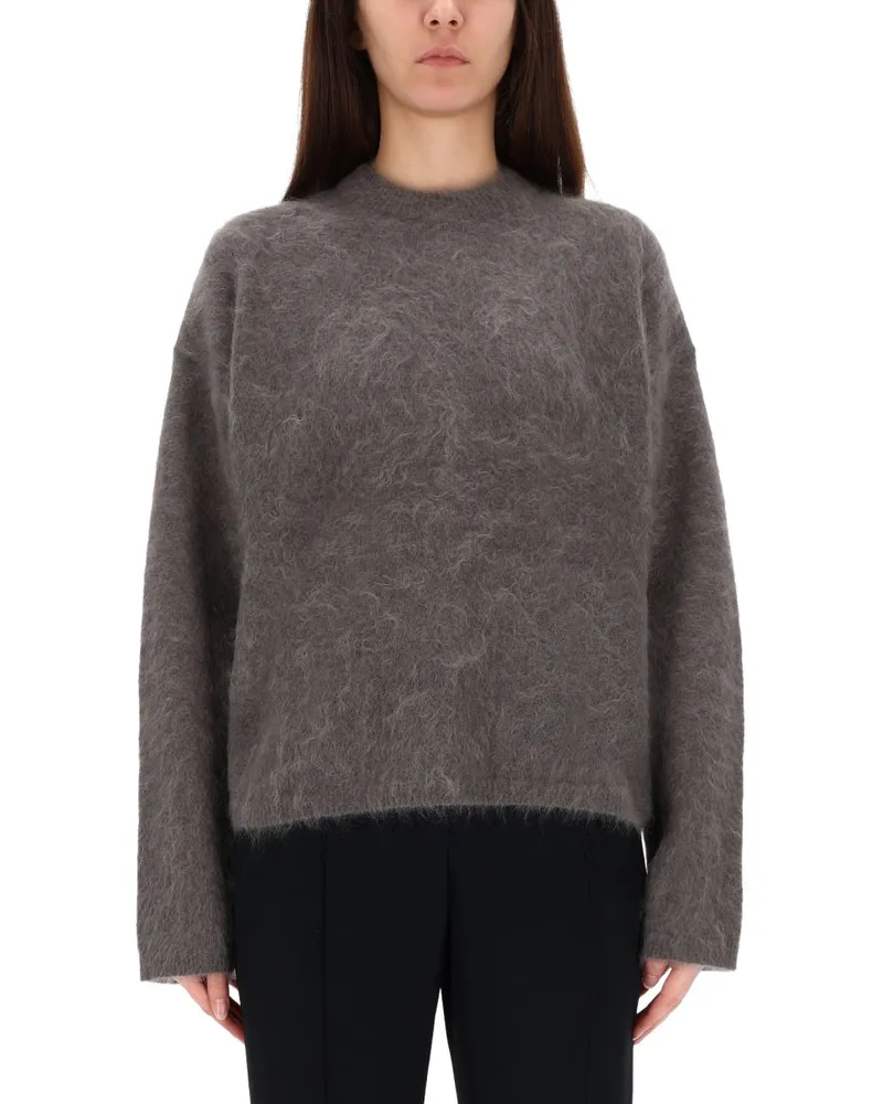 The Garment Mohair Blend Sweater — Gray Gray