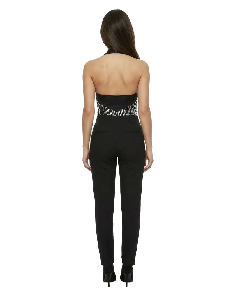 Dolce & Gabbana Women's Multicolor Viscose Jumpsuit Black