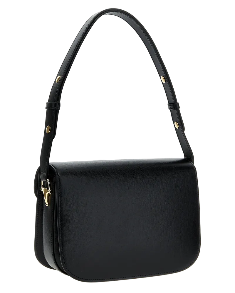 Gucci Women's Black Leather Shoulder Bag Black