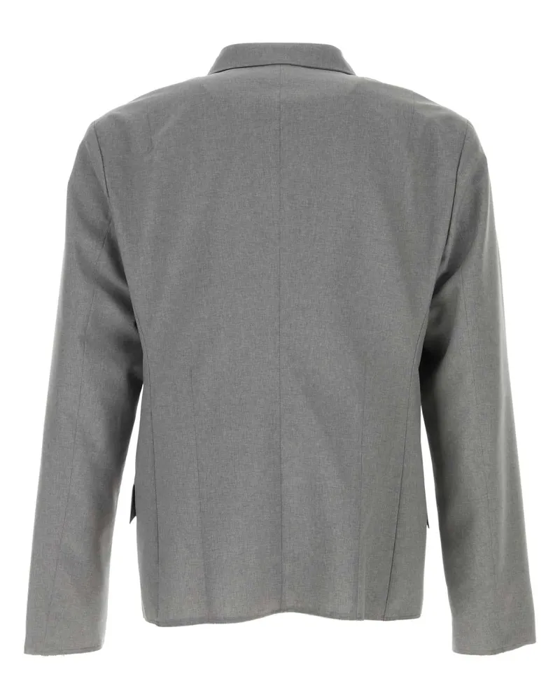 Jil Sander Men's Grey Wool Blazer Shadow Exterior: Virgin Giacche E Gilet Jacket Gray