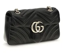 Women's Gg Marmont Shoulder Bag Black Lambskin
