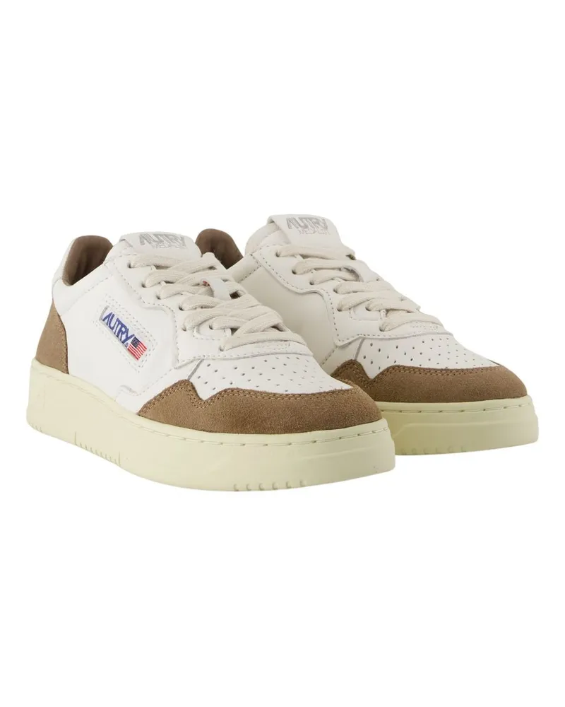 AUTRY Women's Medalist Sneakers -  Leather White Shoes White