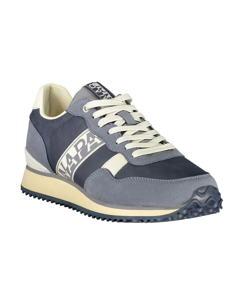 Napapijri Colorblock Polyurethane Sneaker — Blue Blue
