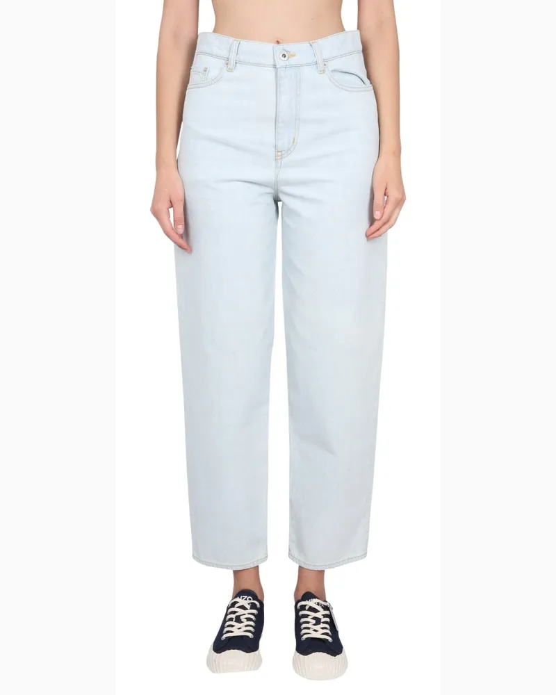 Kenzo Carrot Fit Jeans — Blue Blue