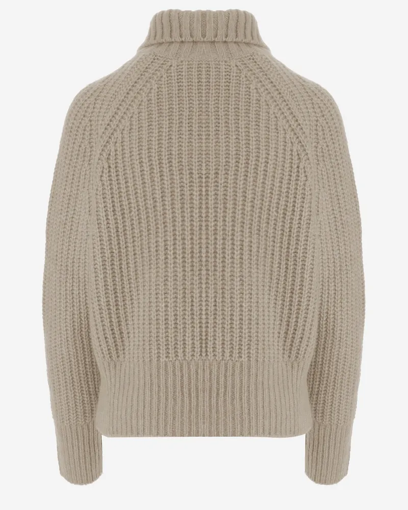 ALLUDE Women Sweater Cashmere And Silk Beige Beige