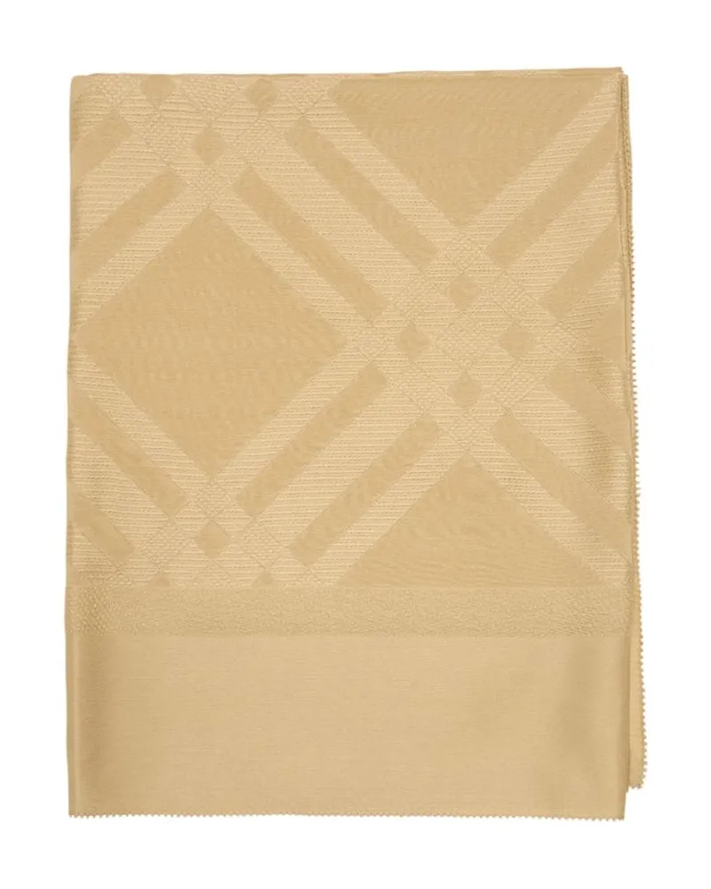 Burberry Women's Tonal Scarf -  Silk Beige Accessories Beige