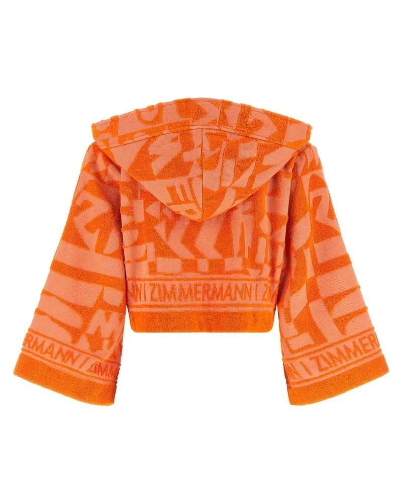 Zimmermann Solstice Sweatshirt — Orange Orange