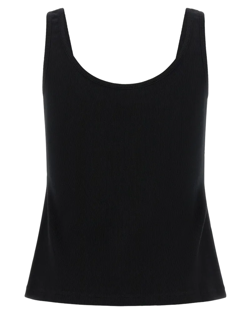 OFF-WHITE Women's Black Cotton Tank Tops Black