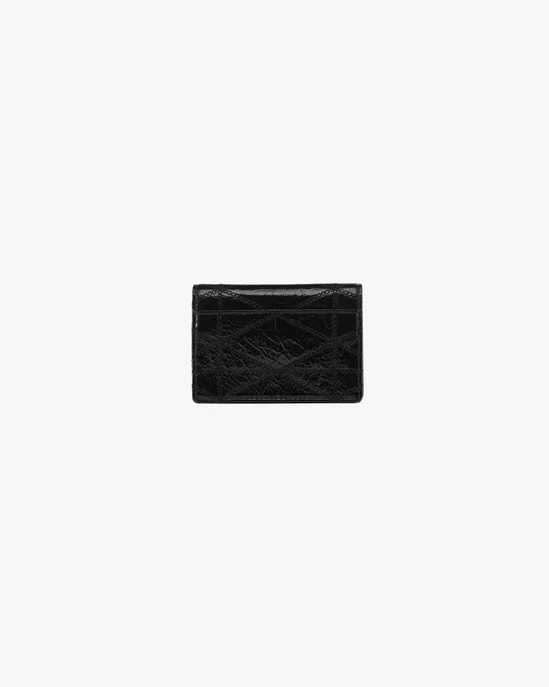 MCM Travia Card Wallet — Black Black