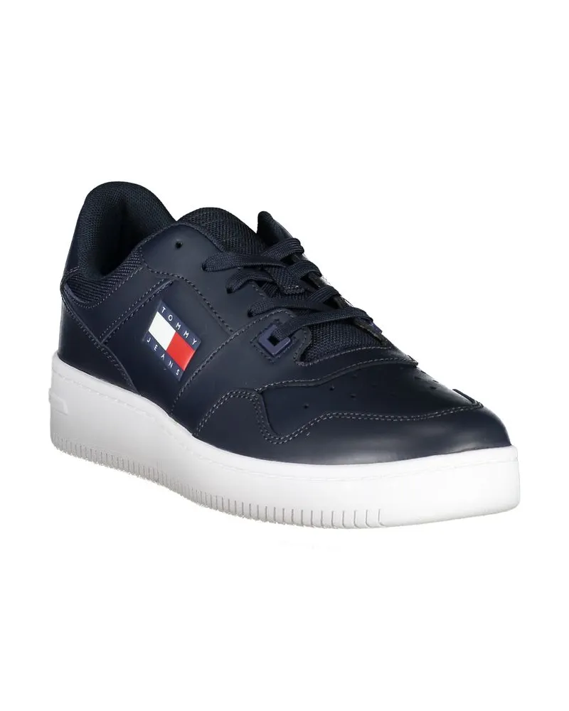 Tommy Hilfiger Leather and Polyurethane Sneaker — Navy Navy