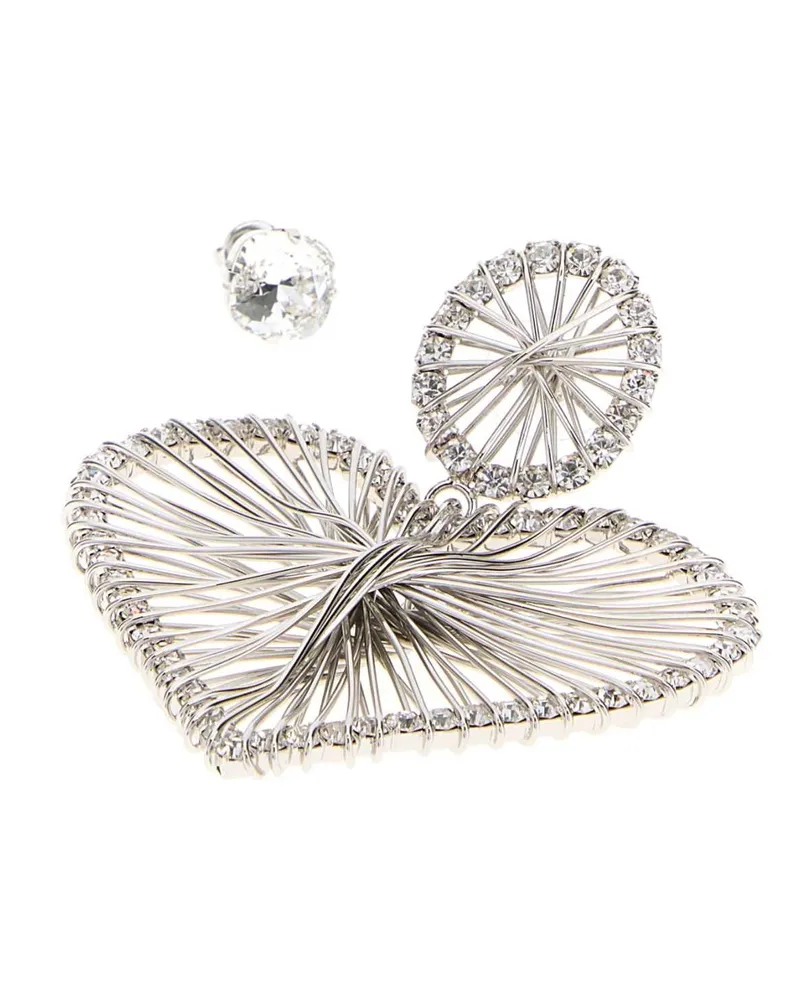 Isabel Marant Women's Silver Metal Earrings Transparentsilver Orecchini Transparentsilver