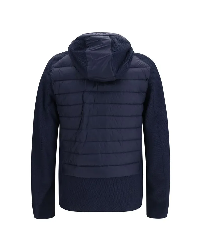 Parajumpers Men's Blue Goose Down Parka Clothing Navy