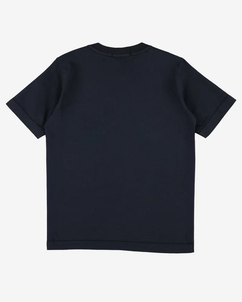 Stone Island Logo-Patched Cotton T-Shirt — Navy Navy