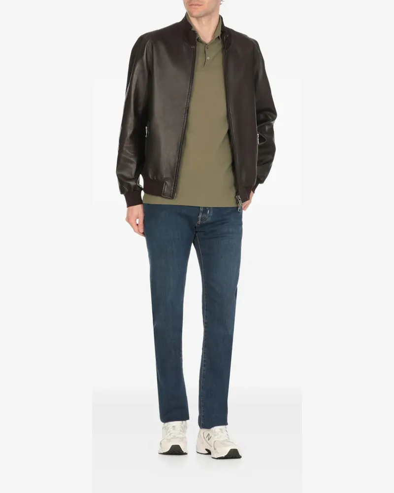 Jacob Cohën Women's Contrast-Stitching Jeans Ss25 M Blue