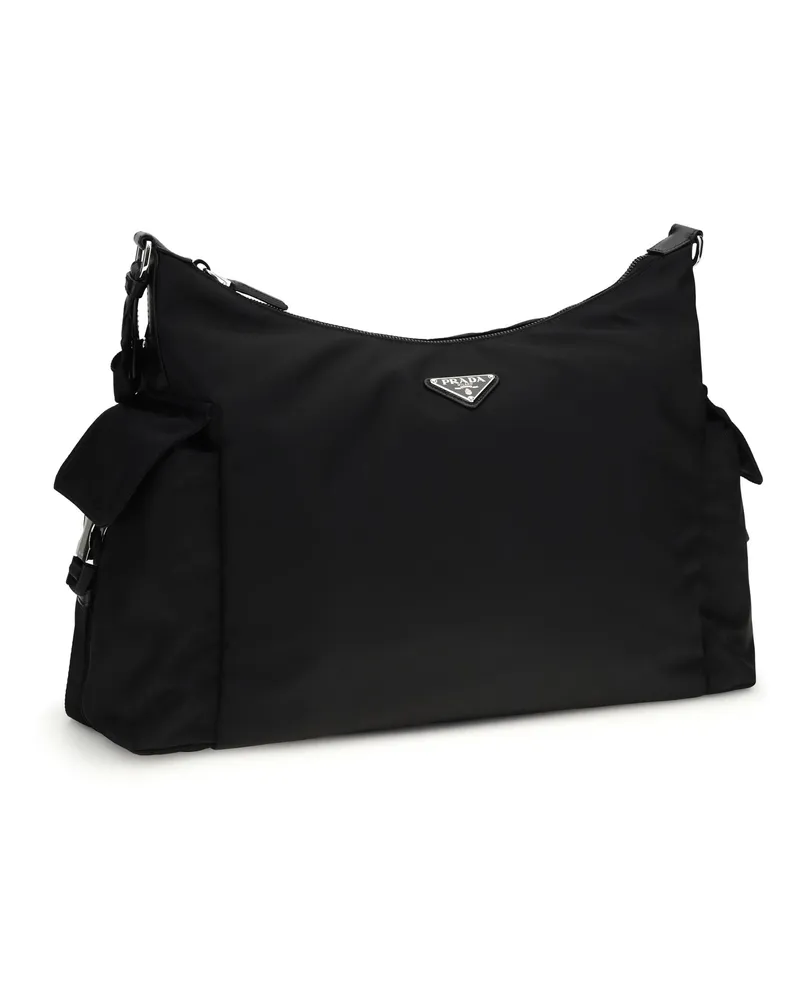 Prada Men's Explorer Shoulder Bag Nero Recycled Polyamide Black