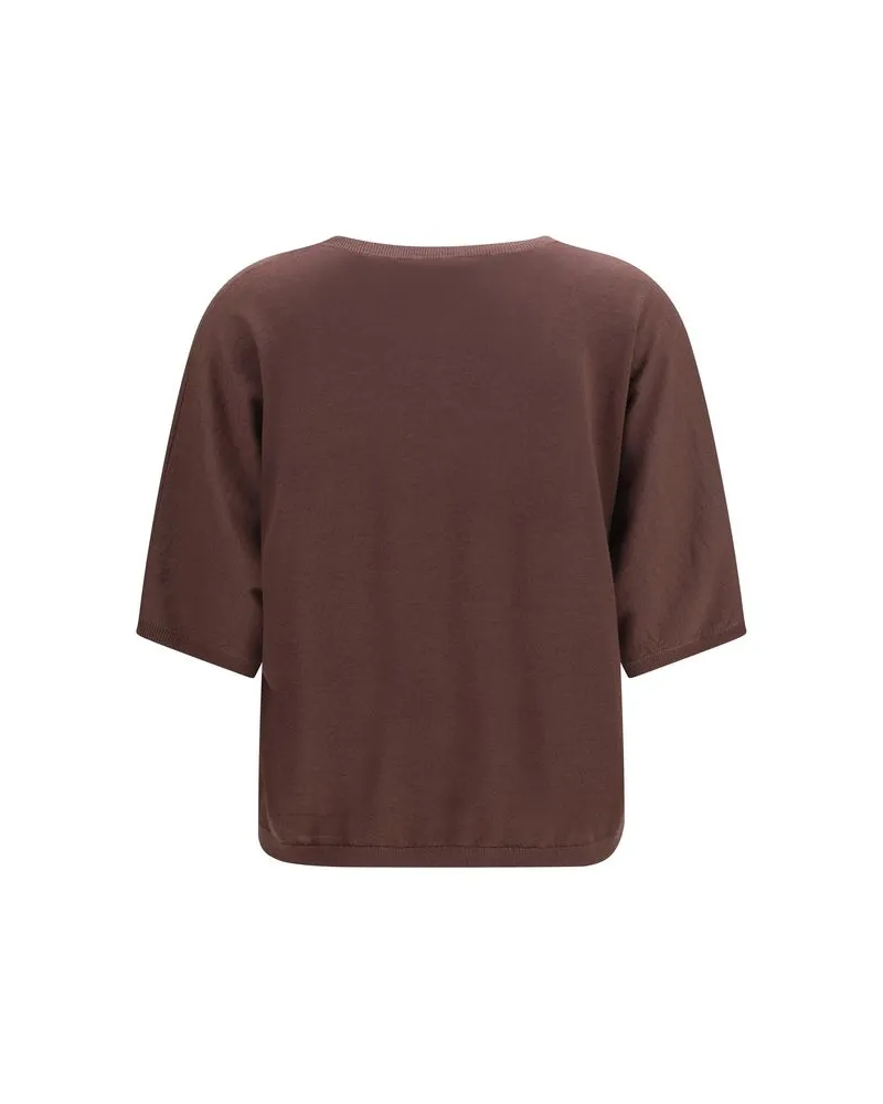 Brunello Cucinelli Women Purple Cashmere Sweater Clothing Purple