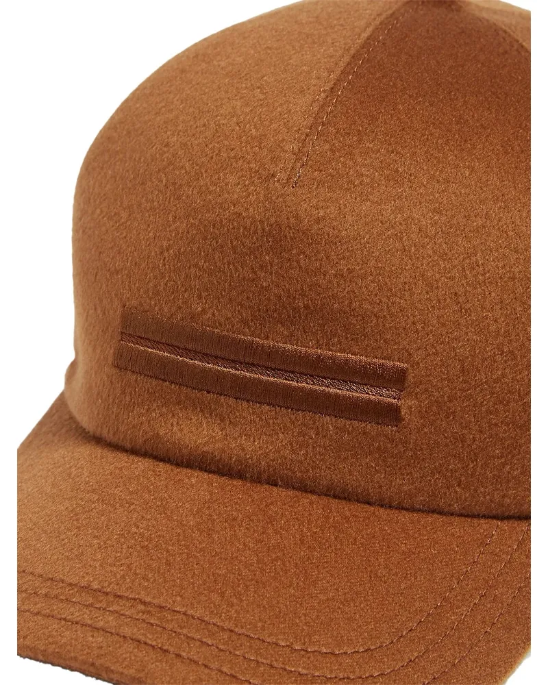Ermenegildo Zegna Baseball Cap — Camel Camel