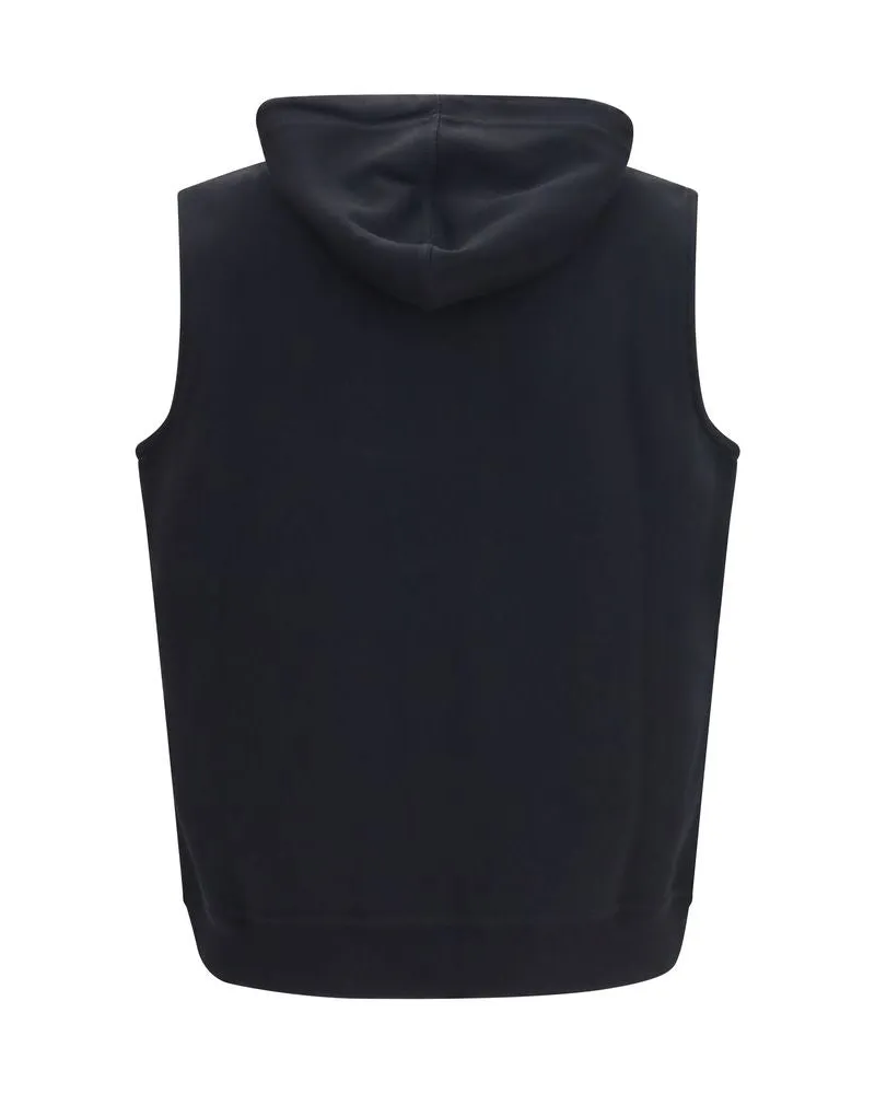 Brunello Cucinelli Men's Black Cotton Sweatshirt Clothing Black