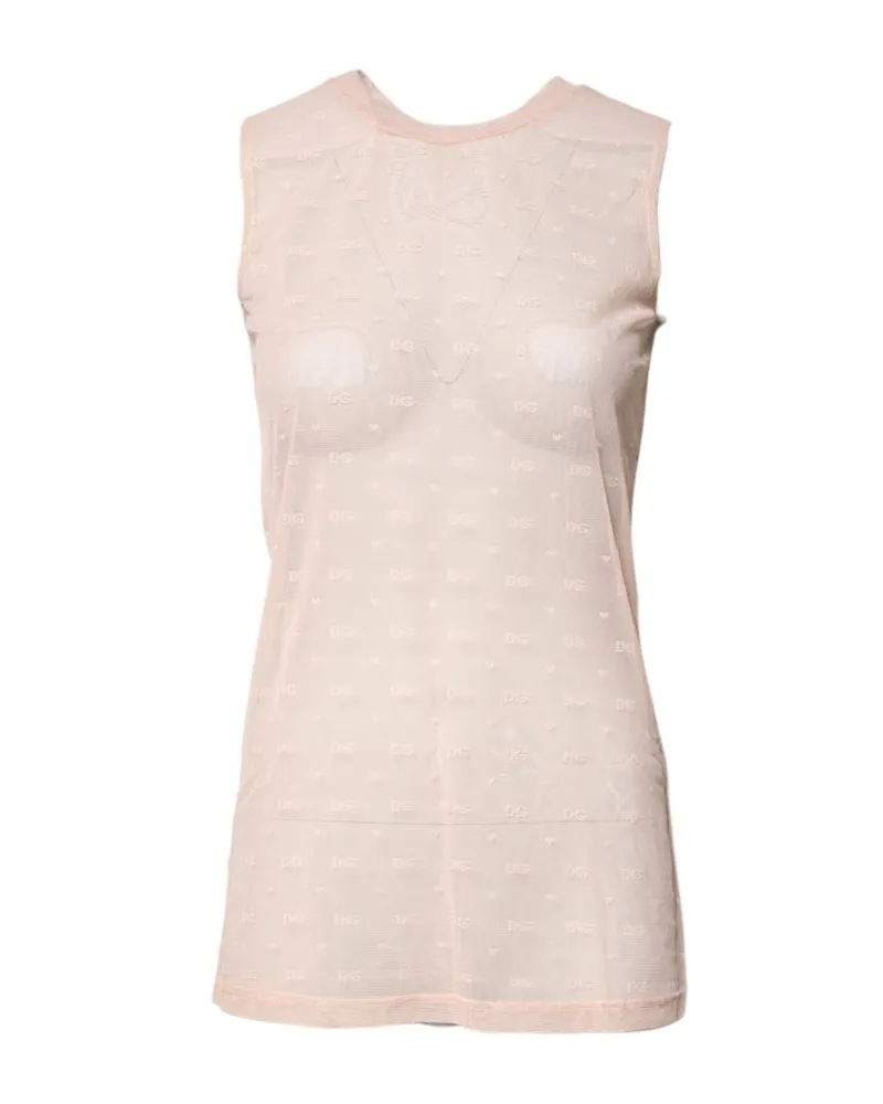 Dolce & Gabbana Women's Beige Nylon Blouse Beige
