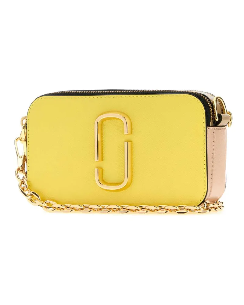 Marc Jacobs Women's Multicolor Leather The Snapshot Crossbody Bag Yellowcreammulti Borse A Mano Yellow