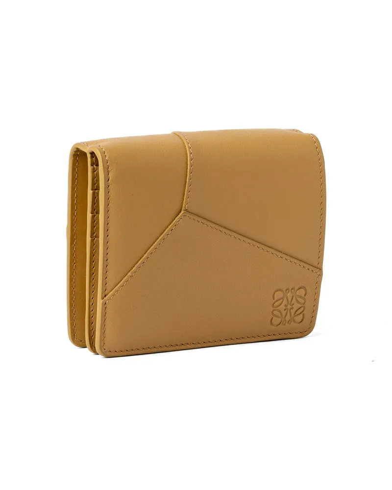 Loewe Puzzle Edge Wallet — Beige Beige