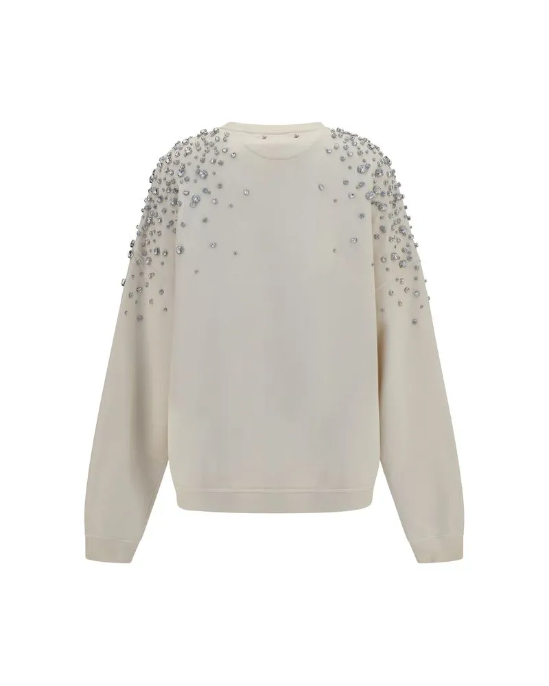 Golden Goose Women's Beige Cotton Sweatshirt Clothing Beige