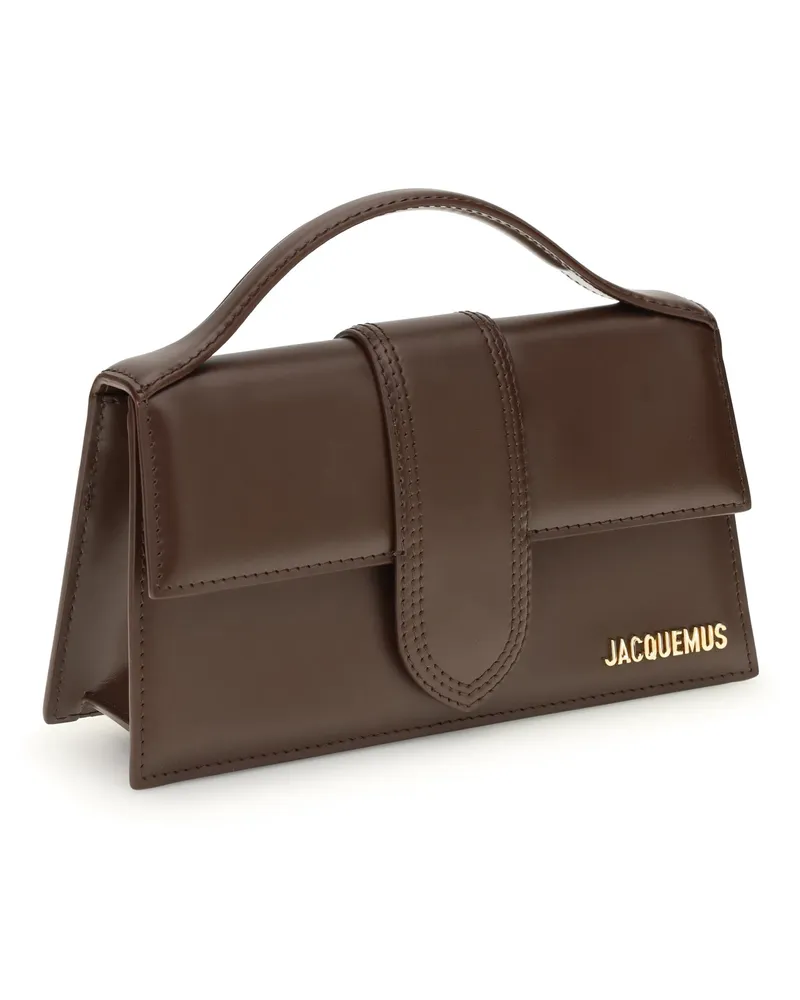 Jacquemus Le Grand Bambino Top Handle Bag — Brown Brown