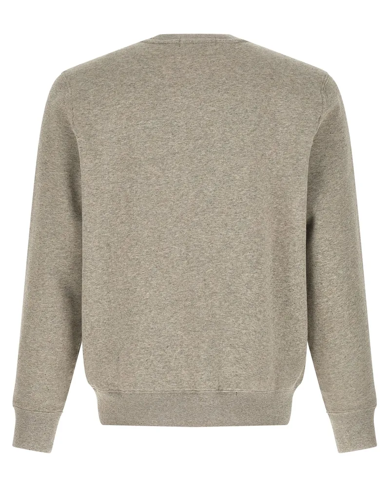 Ralph Lauren Polo Bear-Embroidered Sweatshirt — Grey Grey