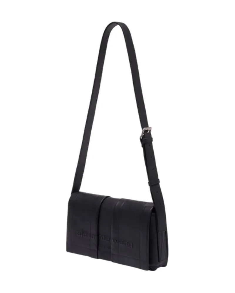 Alexander Wang Women's Pack Crossbody -  Leather Black Calfskin Bags Crossbodies Black