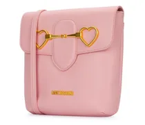 Women's Shoulder Bag Pink Leather