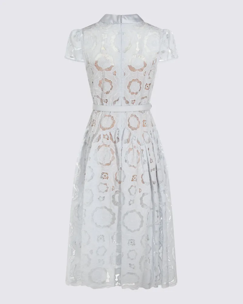 Self-Portrait Women's Dresses Blue _pes White