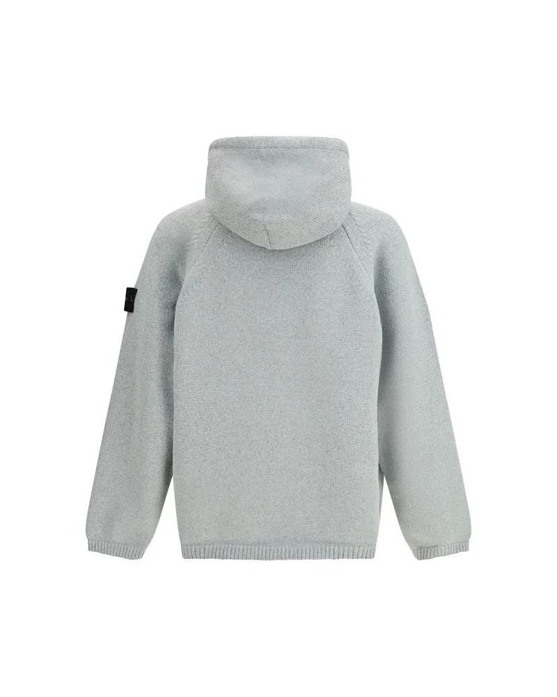 Stone Island Men's Gray Polyester Sweatshirt Clothing Gray