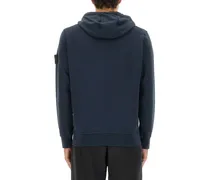 Logo Cotton Sweatshirt — Blue
