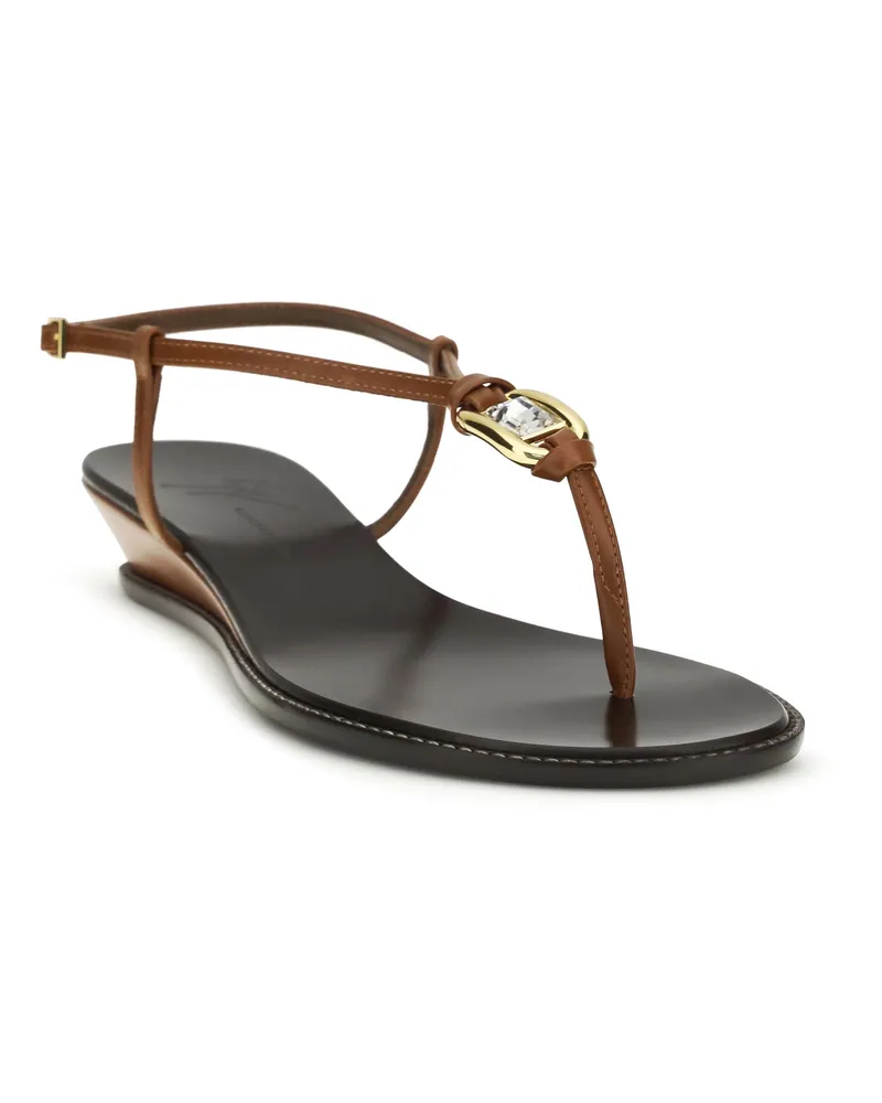 Giuseppe Zanotti Women's Amhelia Leather Sandals Cuoio Brown