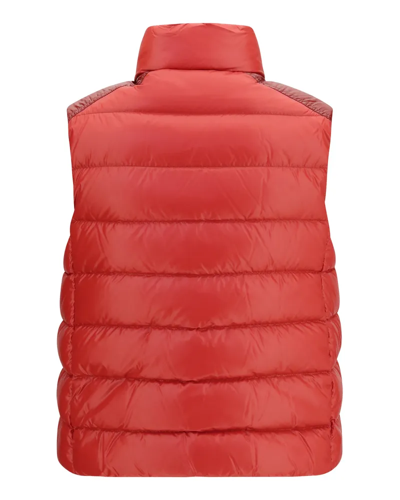 Moncler Women's Down-Filled Vest Frelon Bright Red Outer: Polyamide Blazers Jacket Red