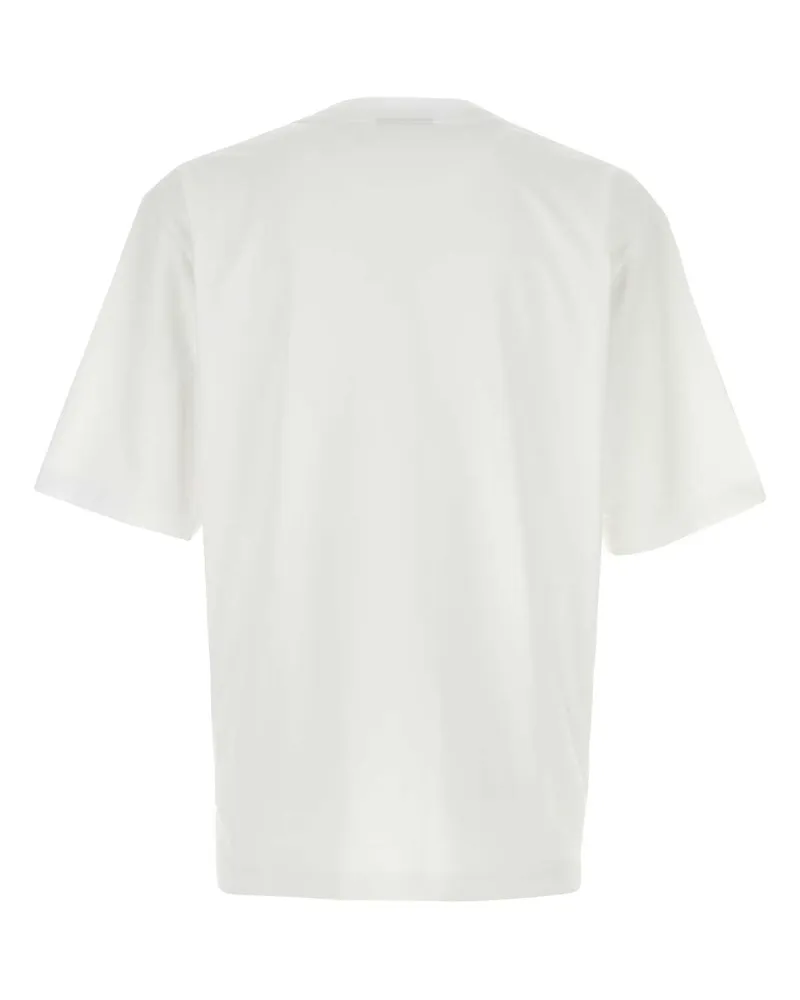 Dsquared2 Men's White Cotton Oversize T-Shirt Exterior White