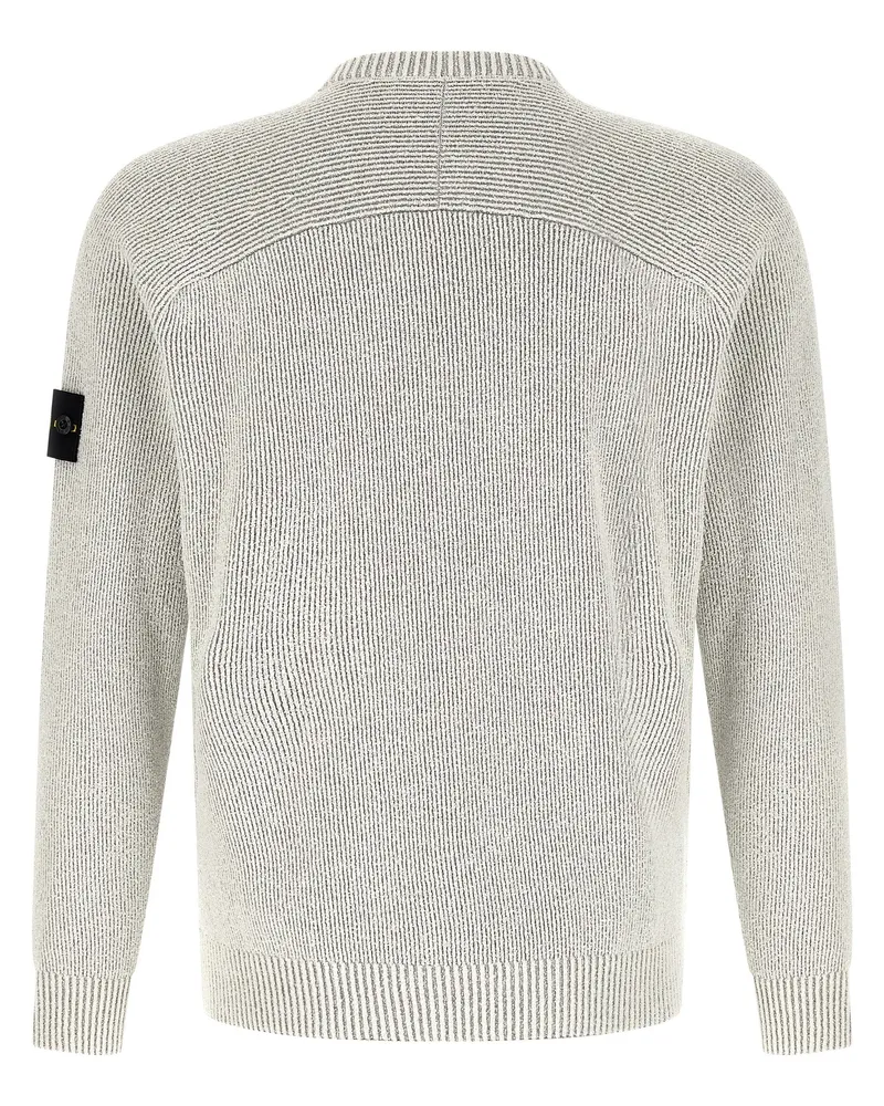 Stone Island Men's Gray Cotton Cardigan Clothing Gray